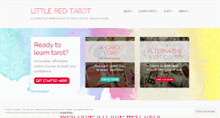 Desktop Screenshot of littleredtarot.com